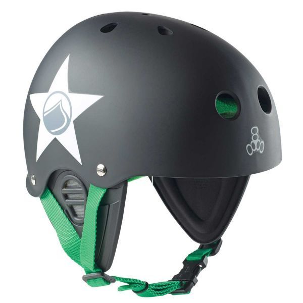 Helmet Männlichen Wassersport LIQUID FORCE Fooshee Schwarz Mat