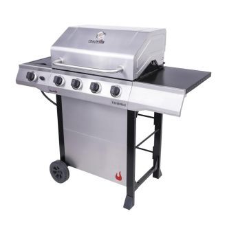 CHAR-BROIL® 4-BURNER GAS GRILL, STAINLESS STEEL/BLACK