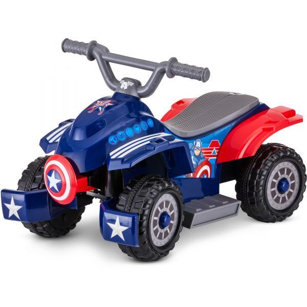 6V Marvel Captain America Toddler Quad