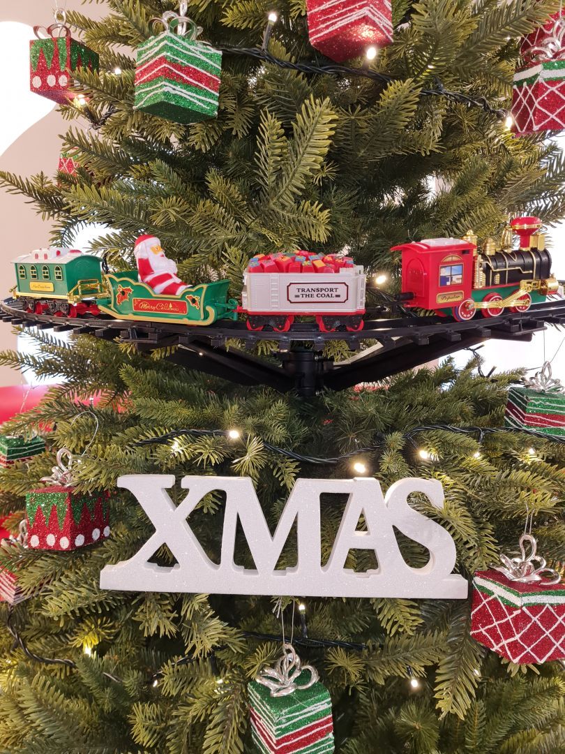 Kolejka Pociąg na Choinkę Święta Bożego Narodzenia 