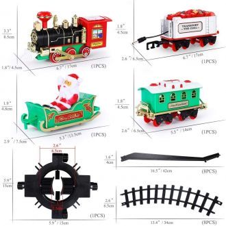 Kolejka Pociąg na Choinkę Święta Bożego Narodzenia 