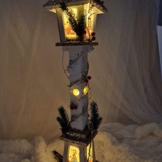 LED Laterne 60 cm Weihnachten