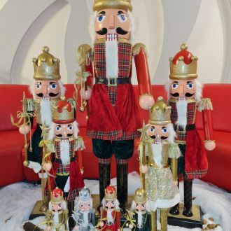 Dziadek do Orzechów Interaktywny 160 cm Śpiewa Boże Narodzenie 